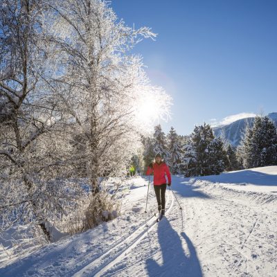 Langläuferin Winter